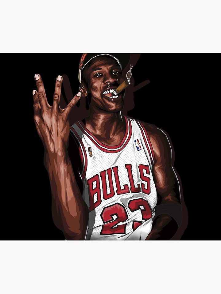 Vintage Michael Jordan Three Peat Tapestry