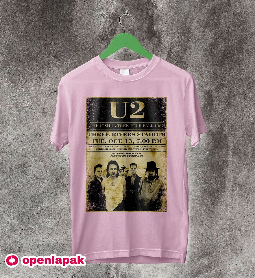 U2 Joshua Tree Poster 80s T-Shirt