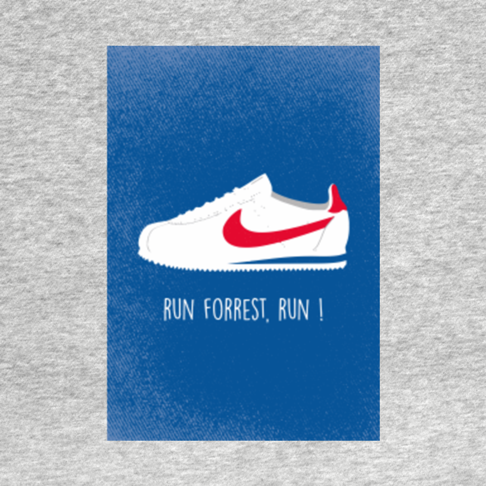 Run Forrest Gump Shoe - Forrest Gump - T-Shirt