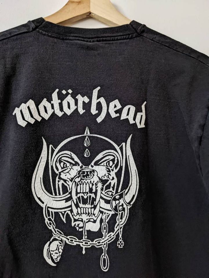 Vintage Motorhead England Merch T-Shirt Double Side