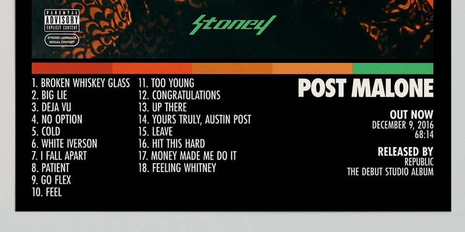 Post Malone Poster | Stoney Poster