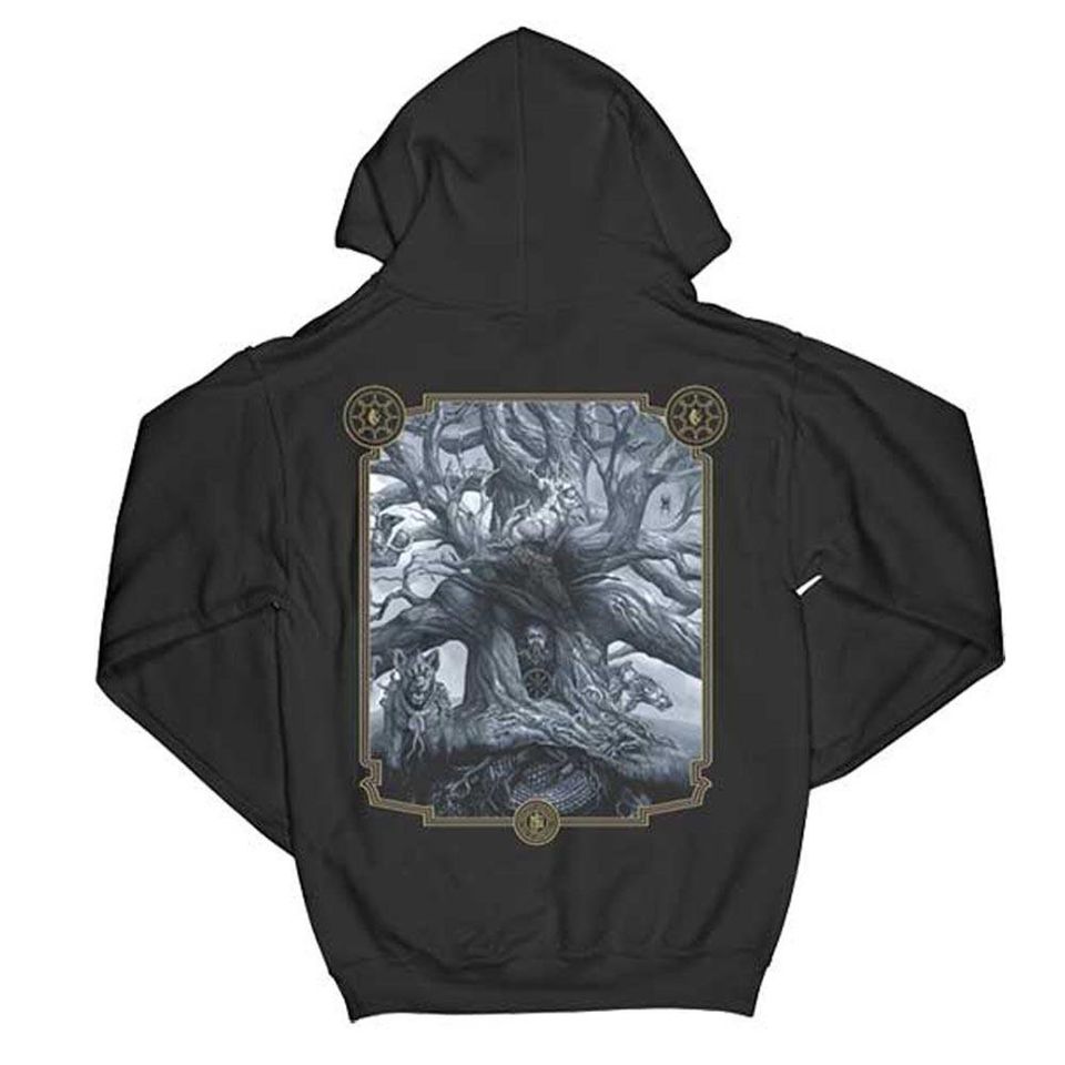 Mastodon Unisex Pullover Hoodie: Hushed & Grim Cover