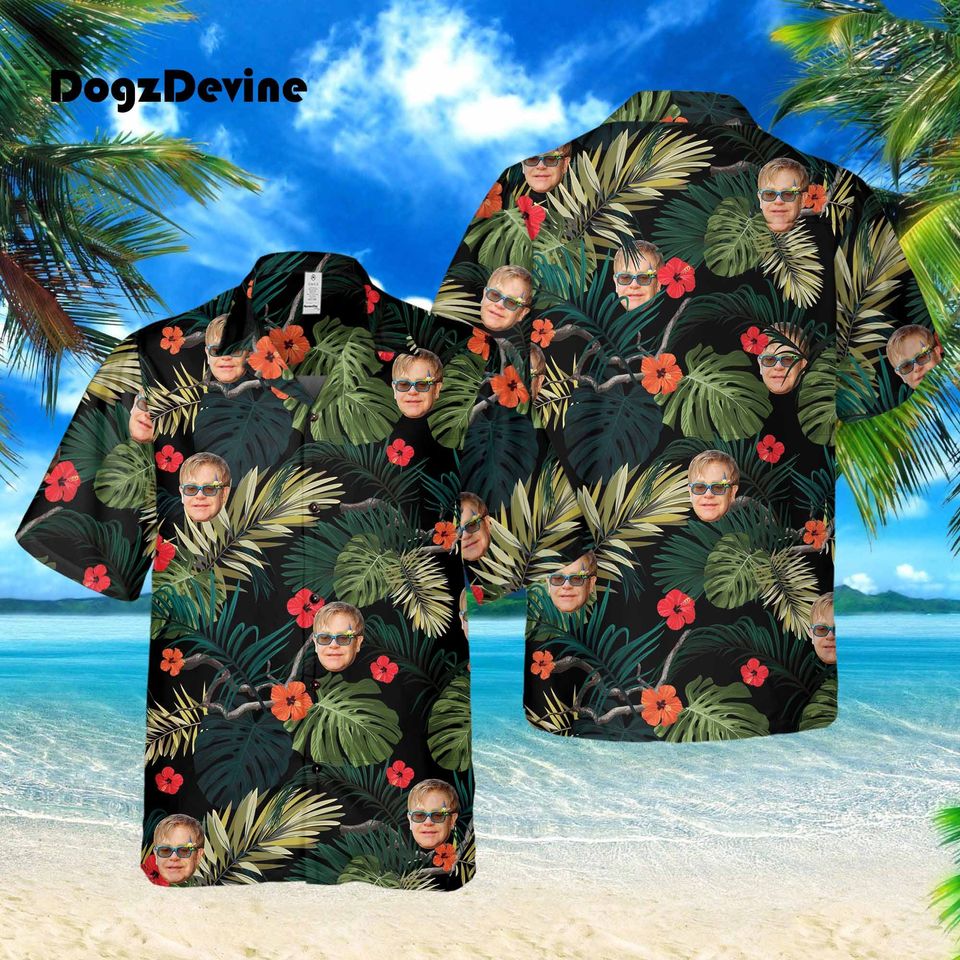 Elton John Hawaiian Shirt