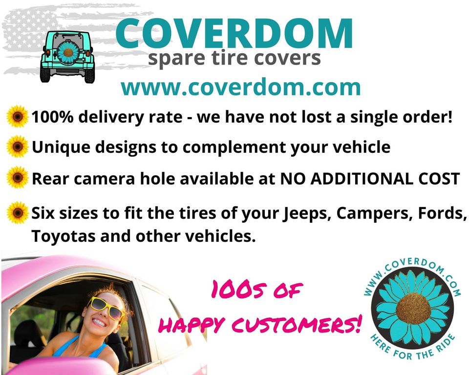 Spare Tire Cover with Bigfoot beach design