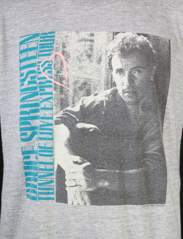 Vintage Bruce Springsteen Concert T Shirt 1988 Tunnel Of Love Express Tour