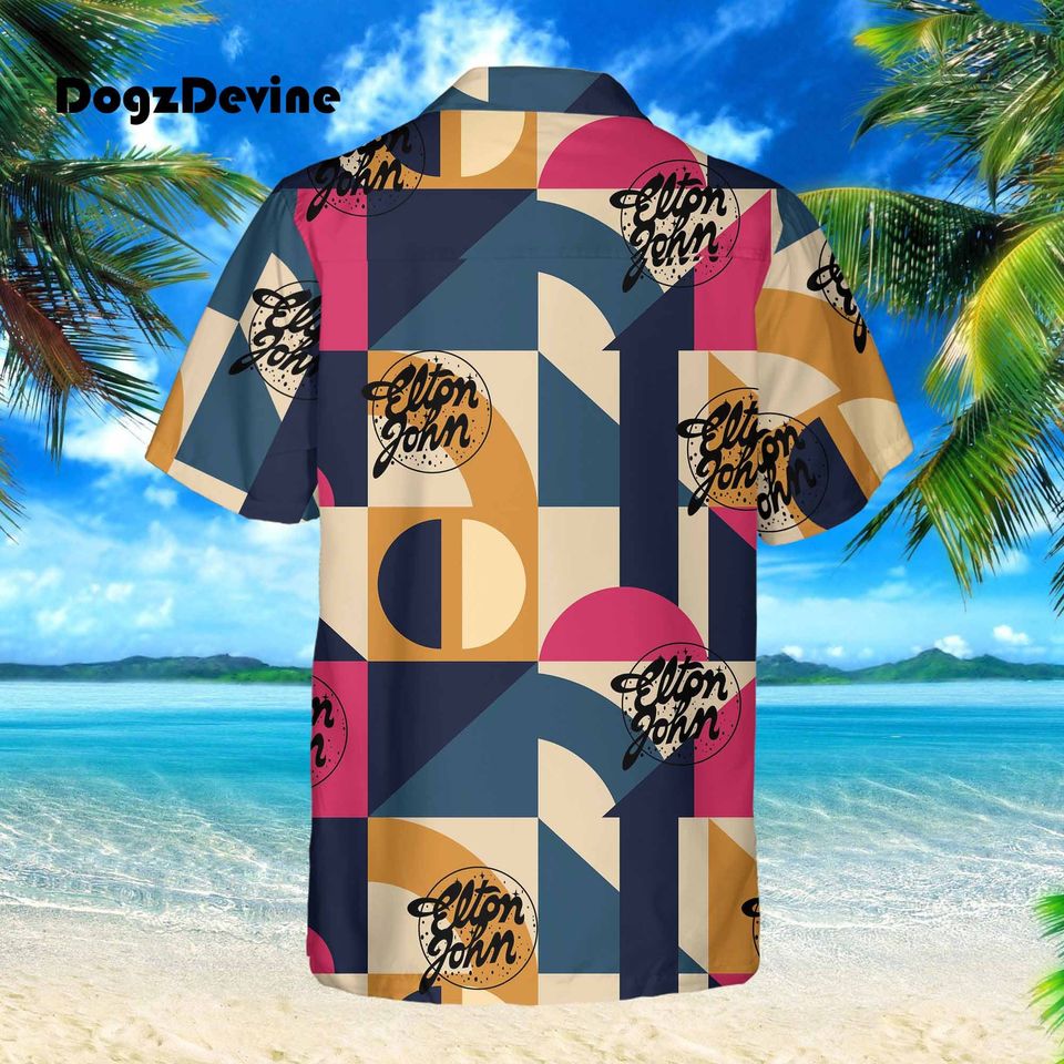 Elton John Hawaiian Shirt