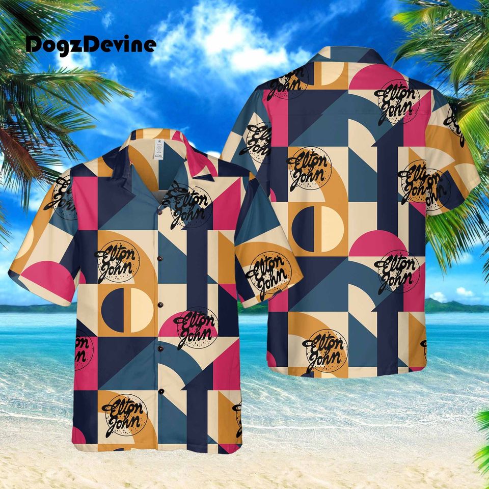 Elton John Hawaiian Shirt