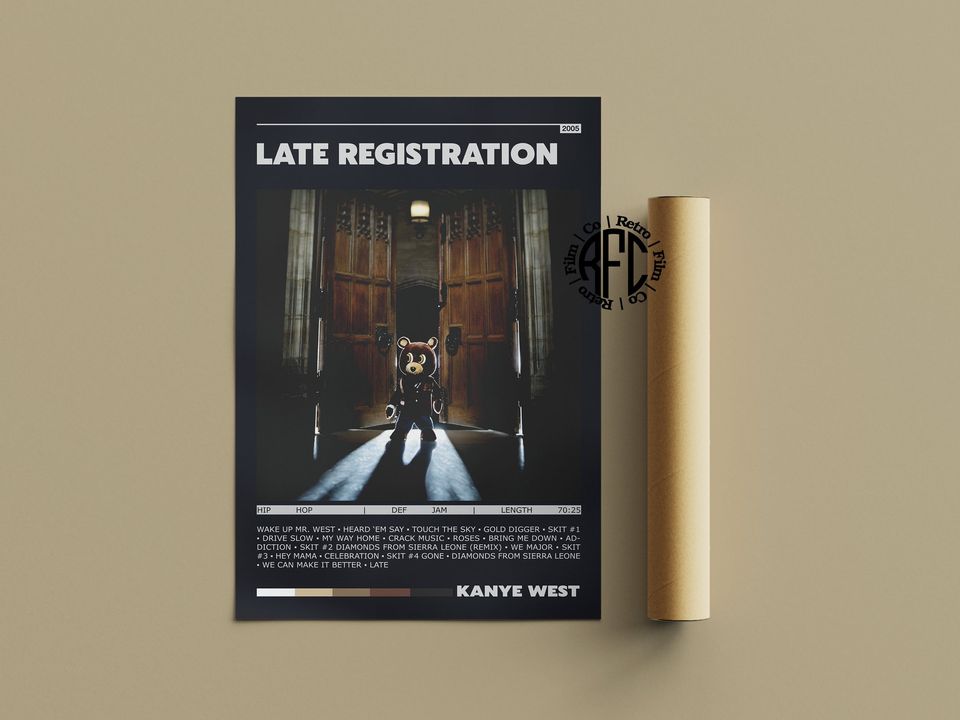 Kanye West Late Registration Poster Print | Kanye West Poster
