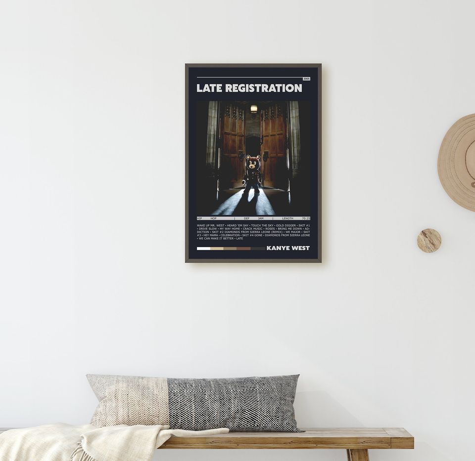 Kanye West Late Registration Poster Print | Kanye West Poster