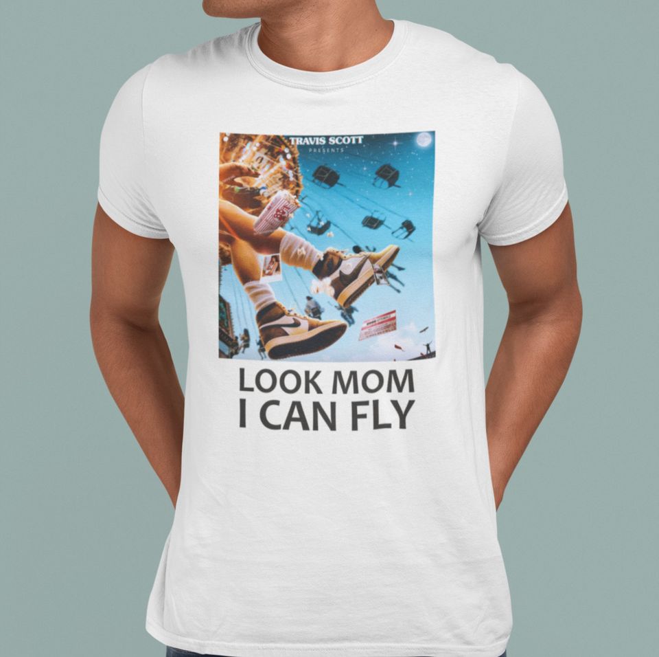 Look Mom I Can Fly Travis T-shirt
