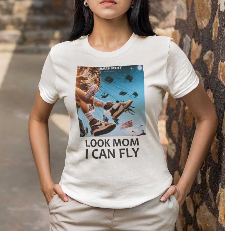 Look Mom I Can Fly Travis T-shirt
