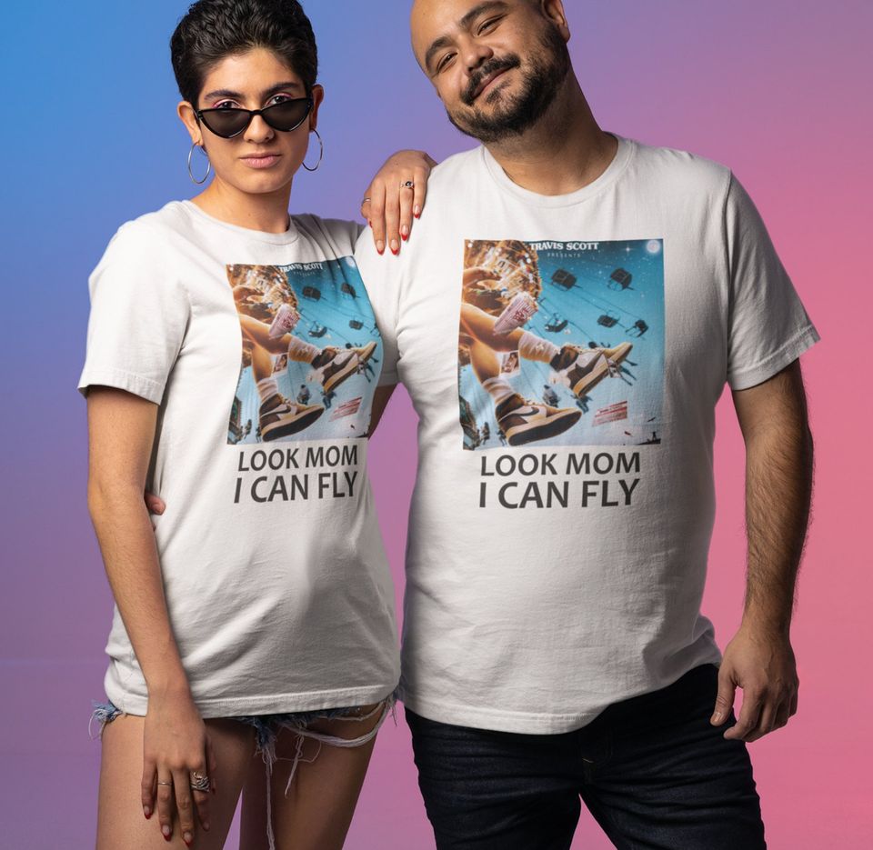 Look Mom I Can Fly Travis T-shirt