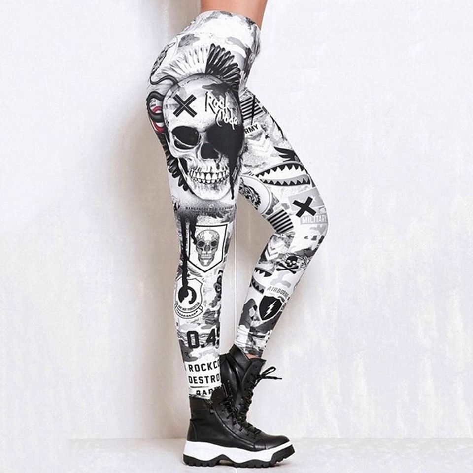 Sugar Skull Leggings Soft Leggings