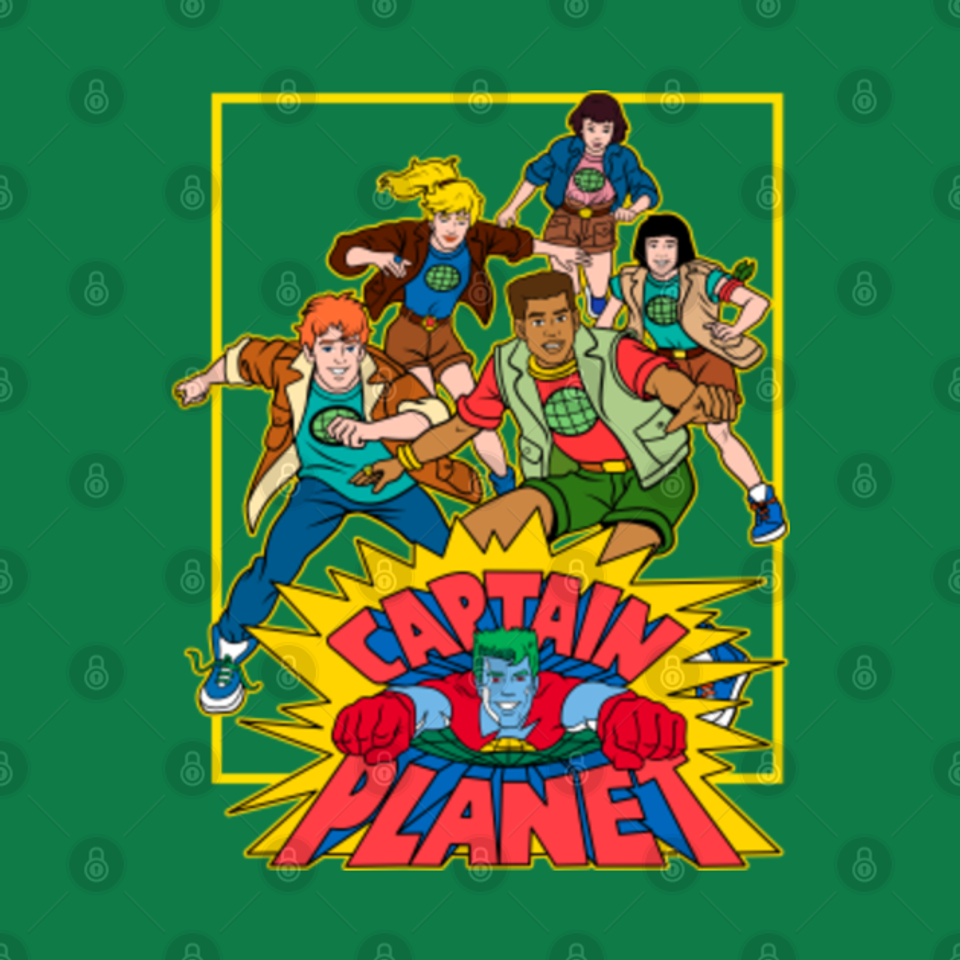 Captain Planet and the Planeteers - Captain Planet - T-Shirt