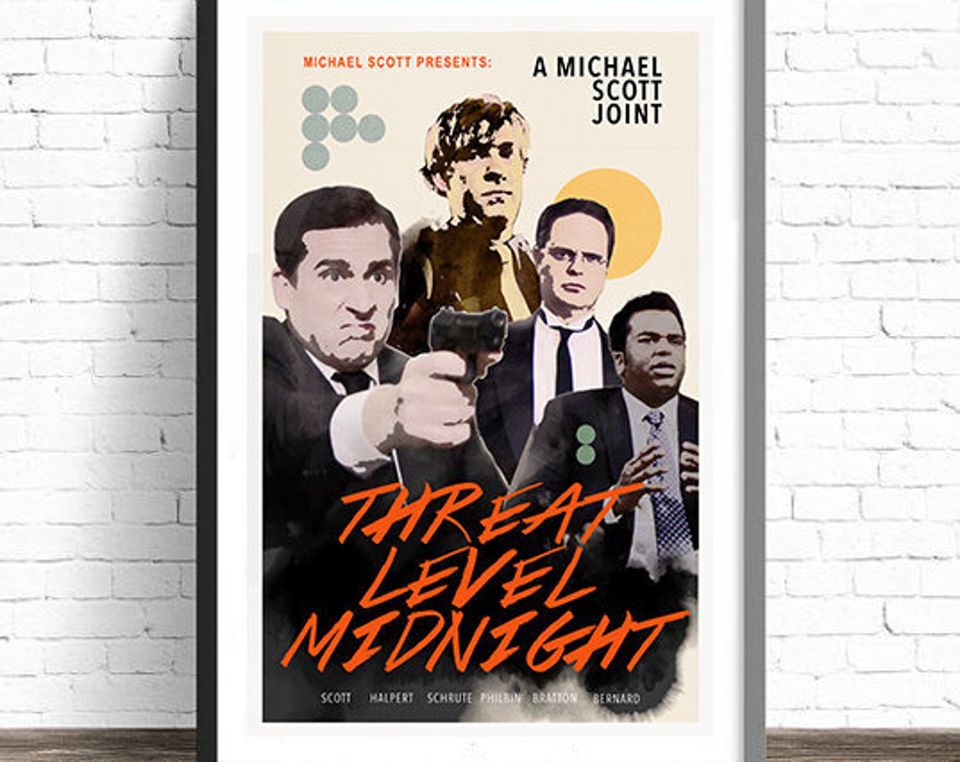 THE OFFICE  Threat Level Midnight Poster