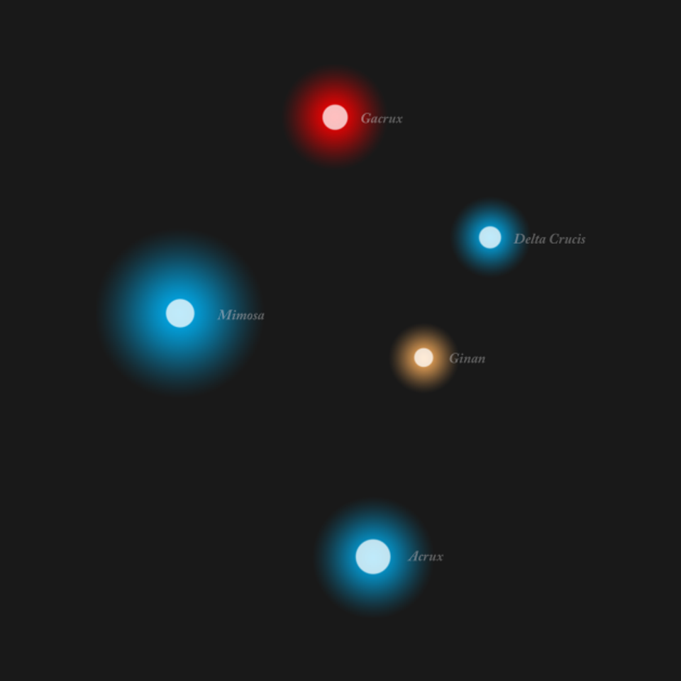 Constellation Southern Cross - Astronomy - T-Shirt