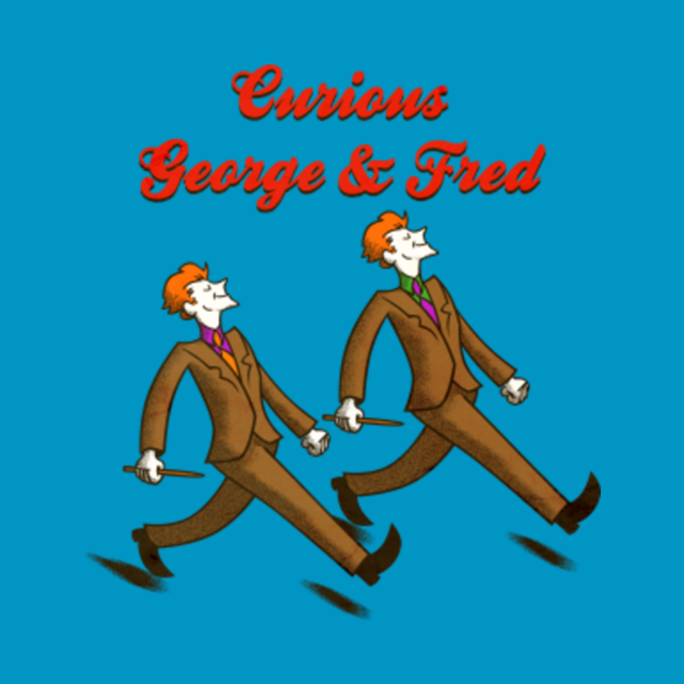 Curious George And Fred - Harry Potter - T-Shirt