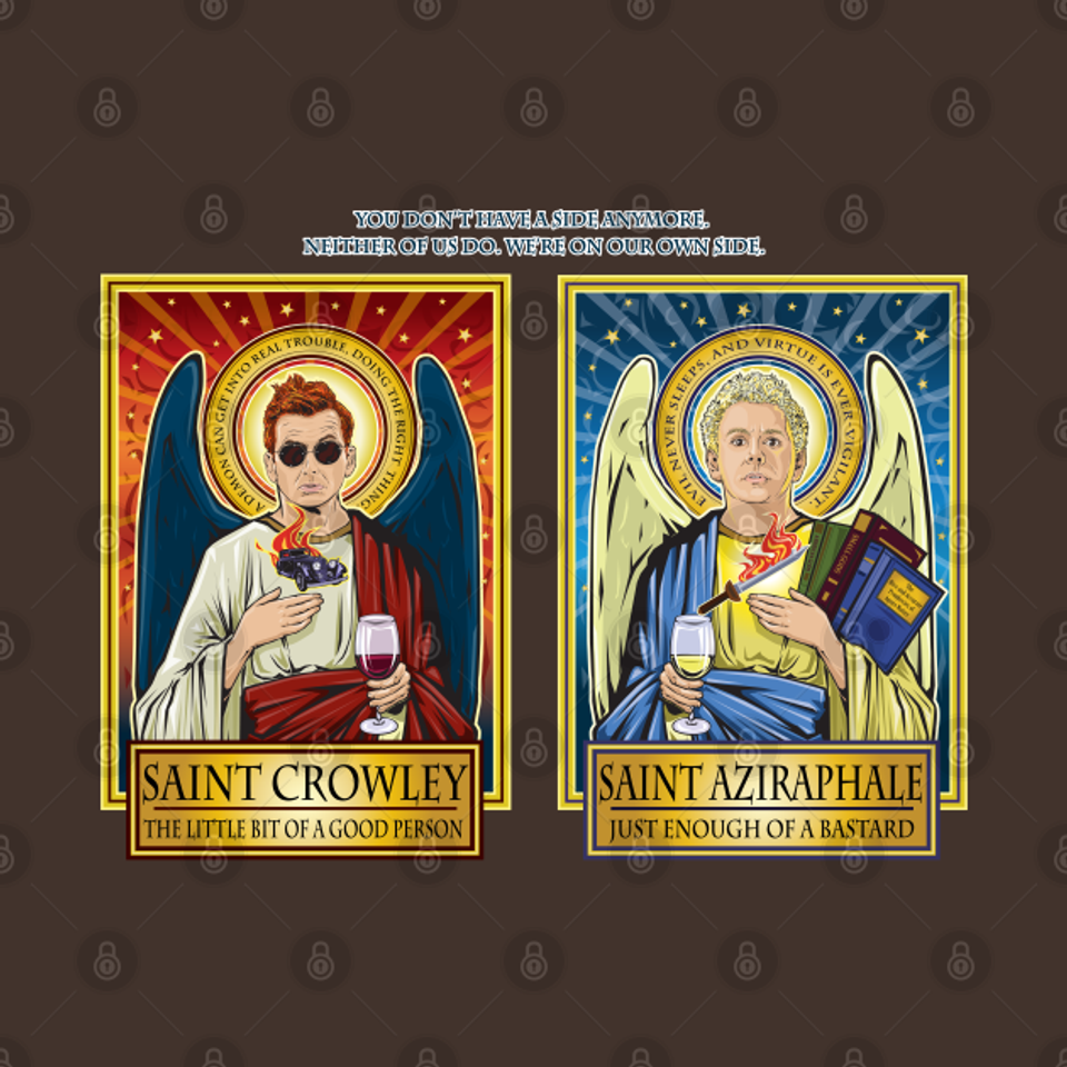 Good Omens - No Sides - T-Shirt