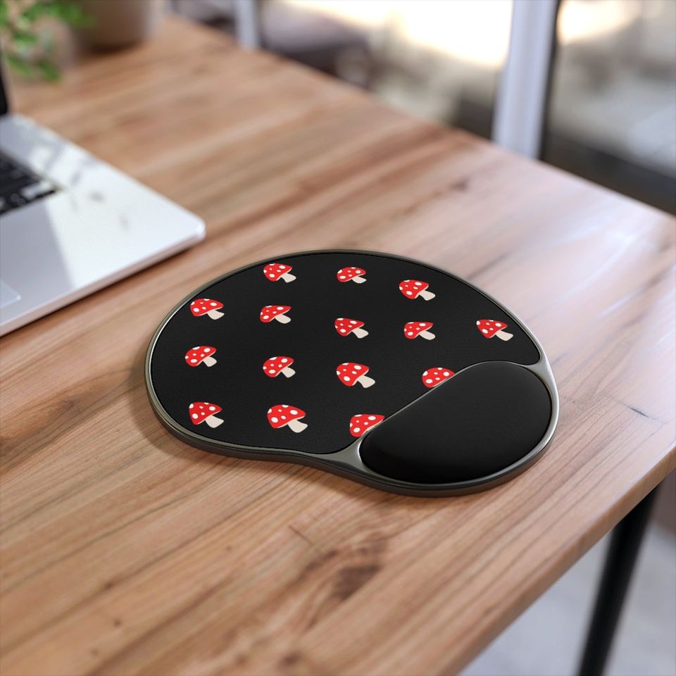 Mushroom Mouse Pad With Wrist Rest