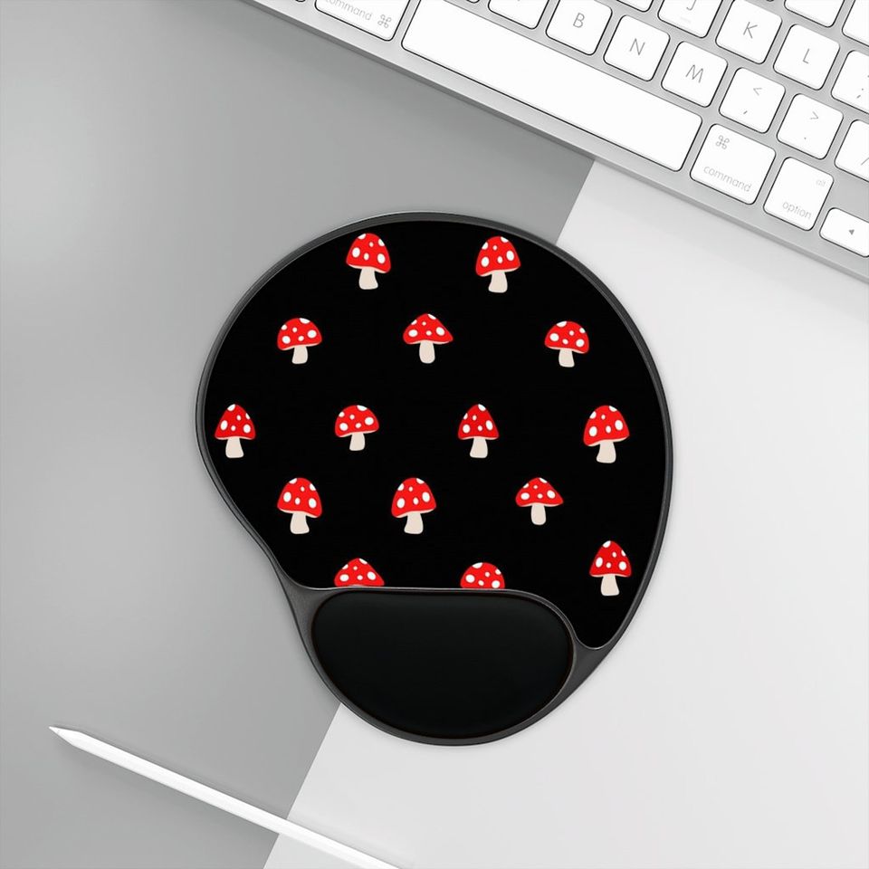 Mushroom Mouse Pad With Wrist Rest