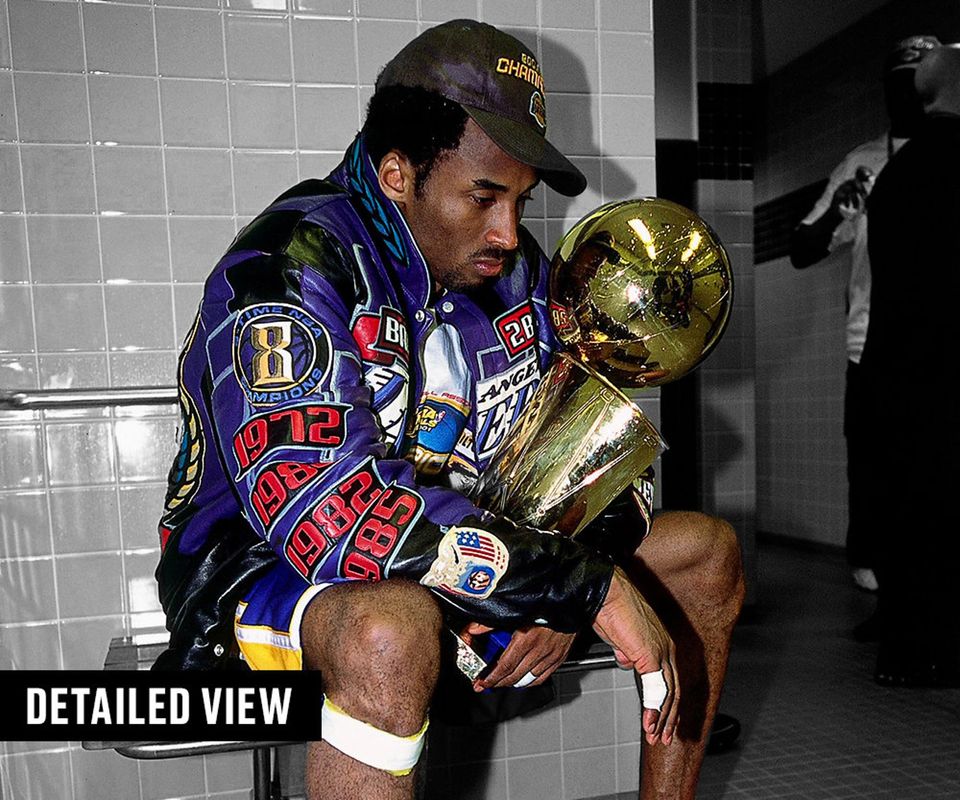 Kobe Bryant 2001 Championship Celebration Photo Poster