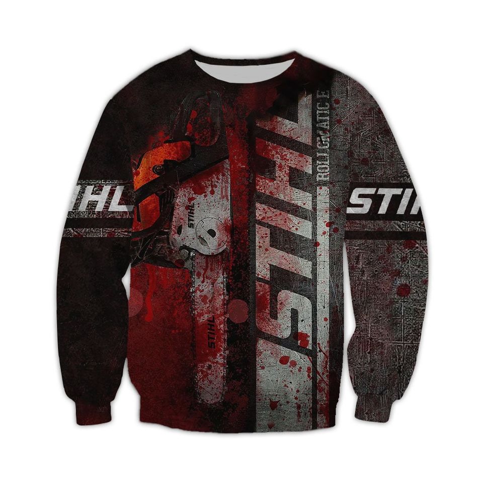 Chainsaw STIHL Brand Halloween 3D Hoodie