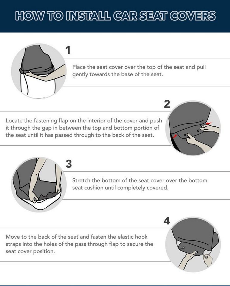 Country Girl Blue Camo Car Seat Covers