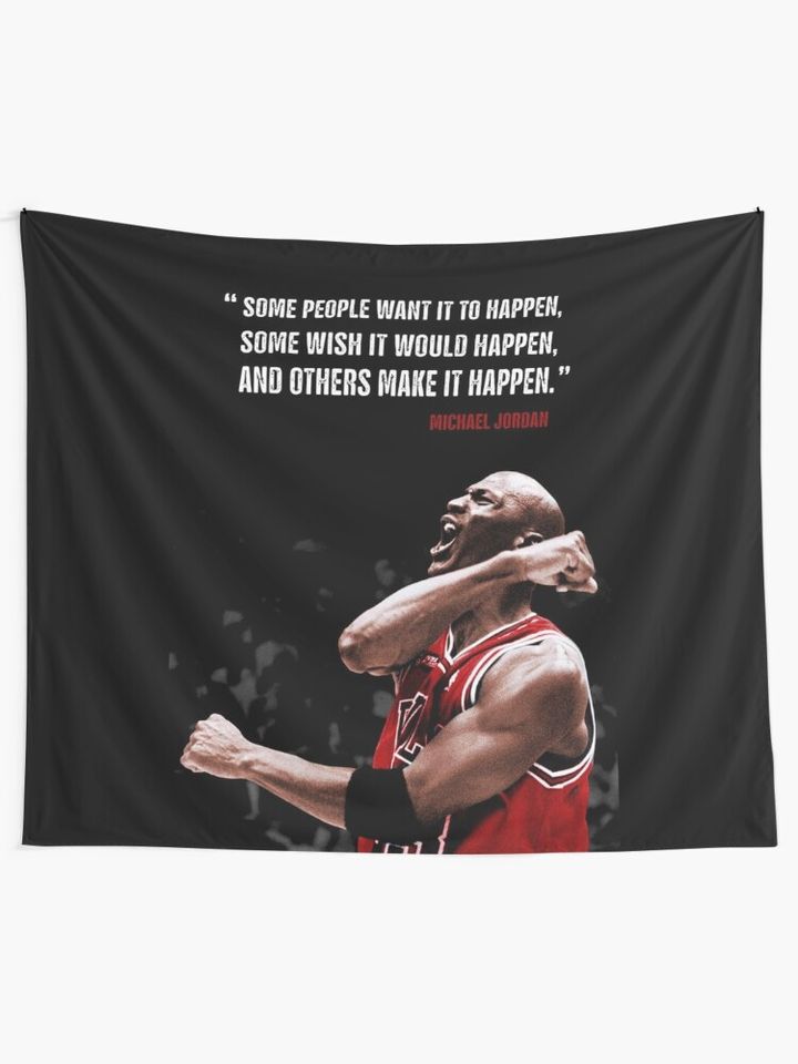 Make it Happen - Michael Jordan Tapestry