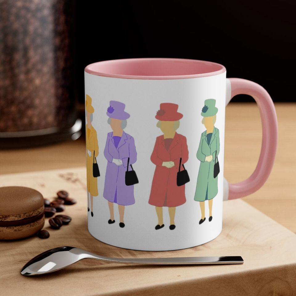 god save the queen christmas holiday coffee mugs
