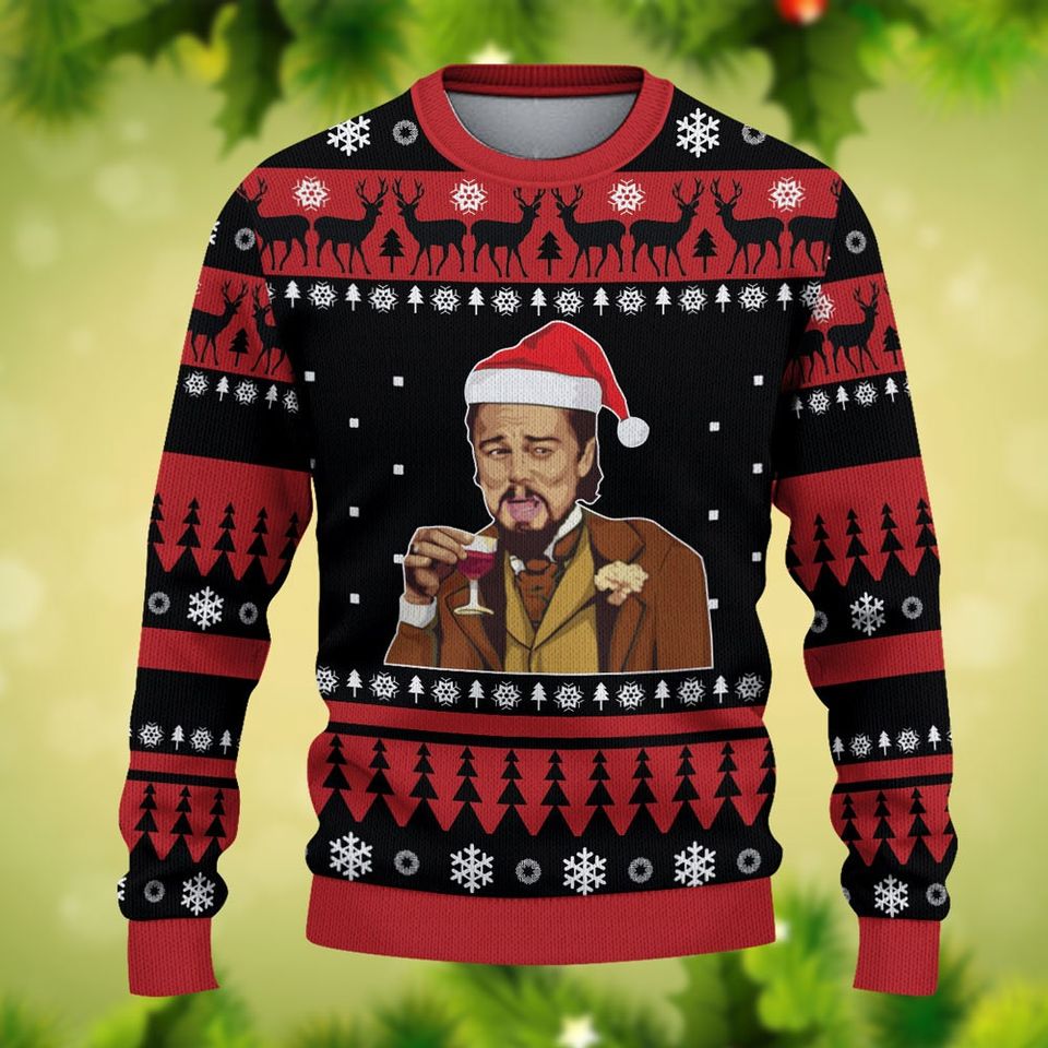 Leonardo DiCaprio Christmas Ugly Christmas 3D Sweater