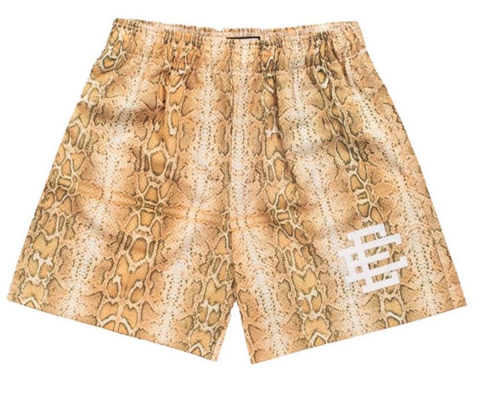 eric emanuel snake skin summer shorts