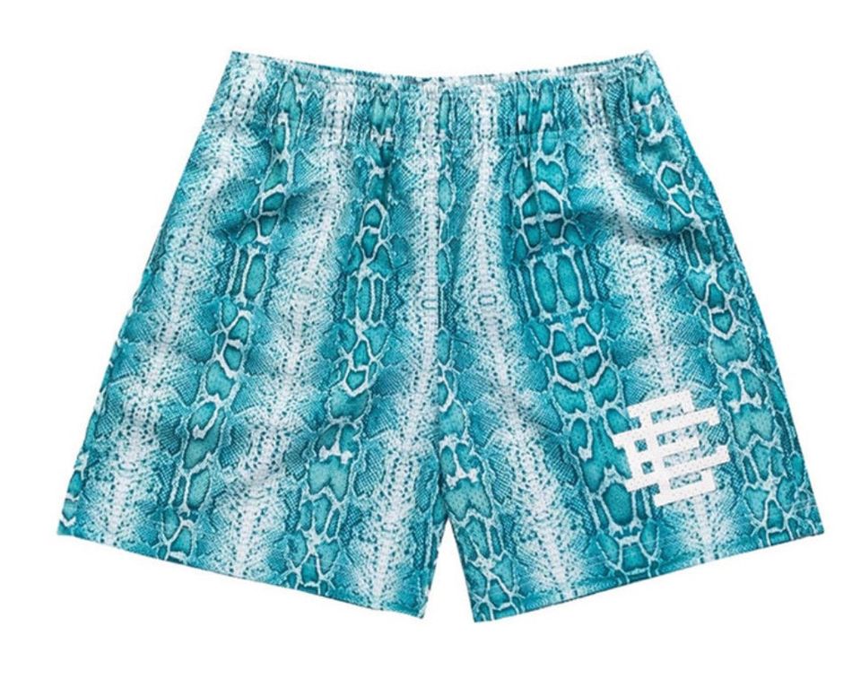 eric emanuel snake skin summer shorts