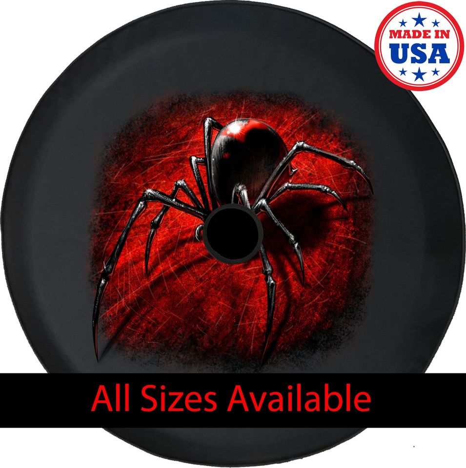 Black Widow Spider Spare Tire Cover