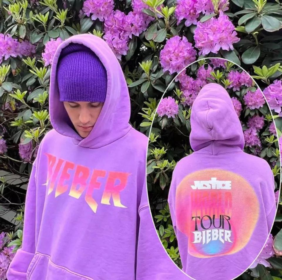 Justice World Tour Justin Bieber- hoodie