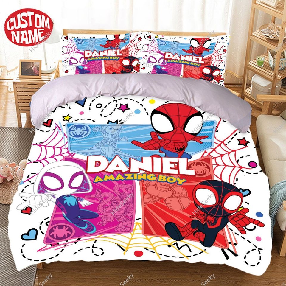 Spidey And his amazing friends Bedding Set