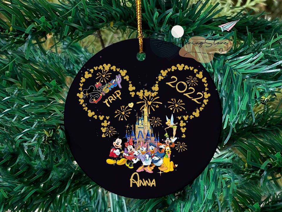 Personalized Disney Trip Keepsake, Disney Christmas 2022 Ornament