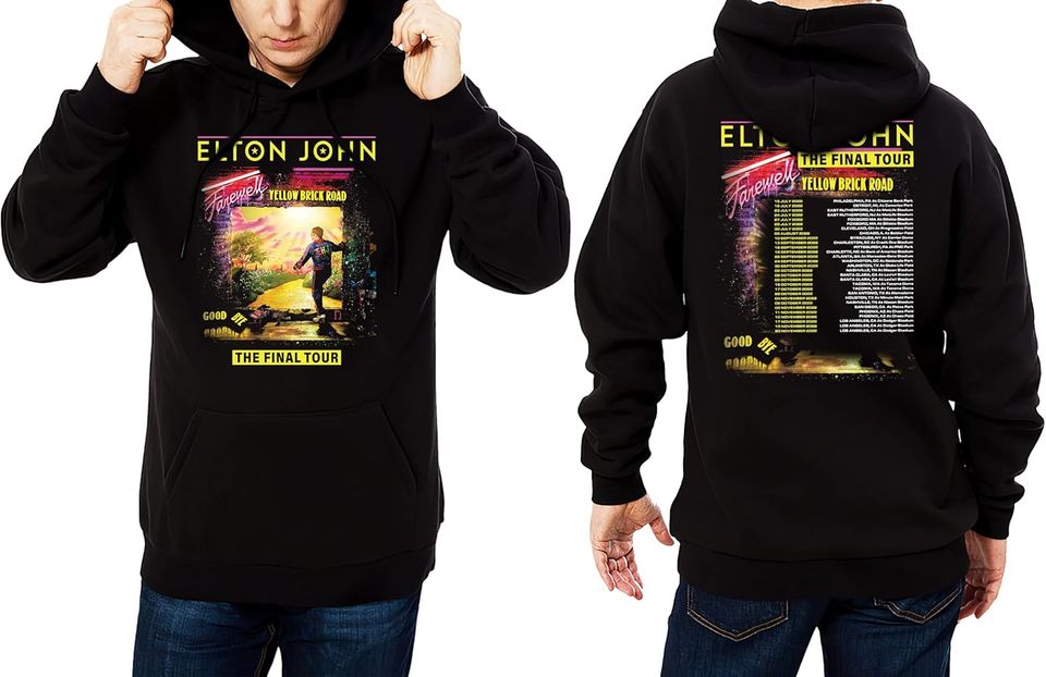 Elton John Farewell Tour 2022 Double Sided Tshirt