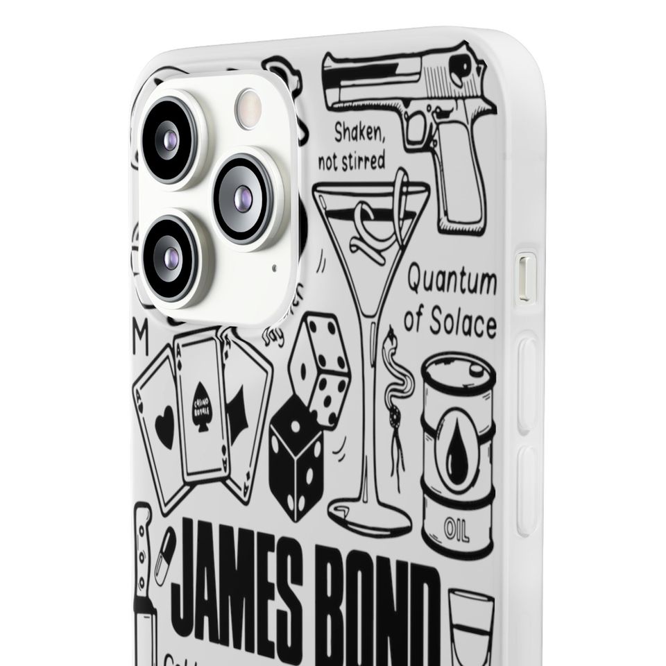 James Bond, James Bond Phone Case, James Bond Film.