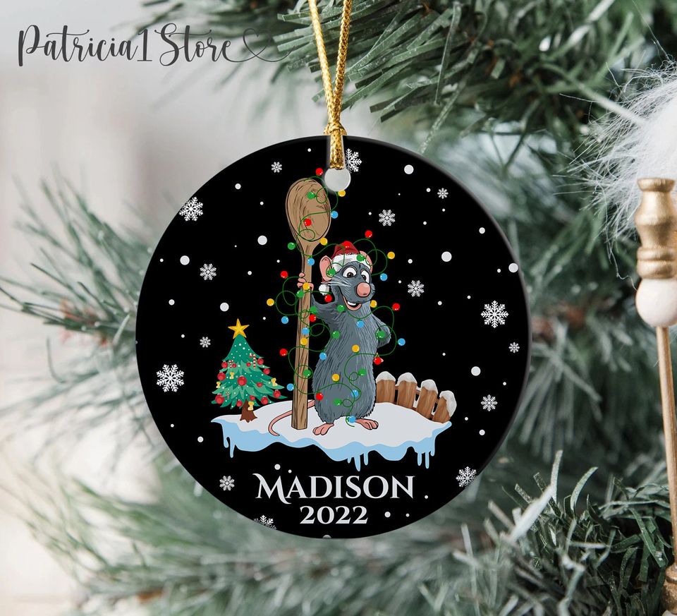 Personalized Ratatouille Ornament, 2022 Ornaments, Ratatouille Christmas