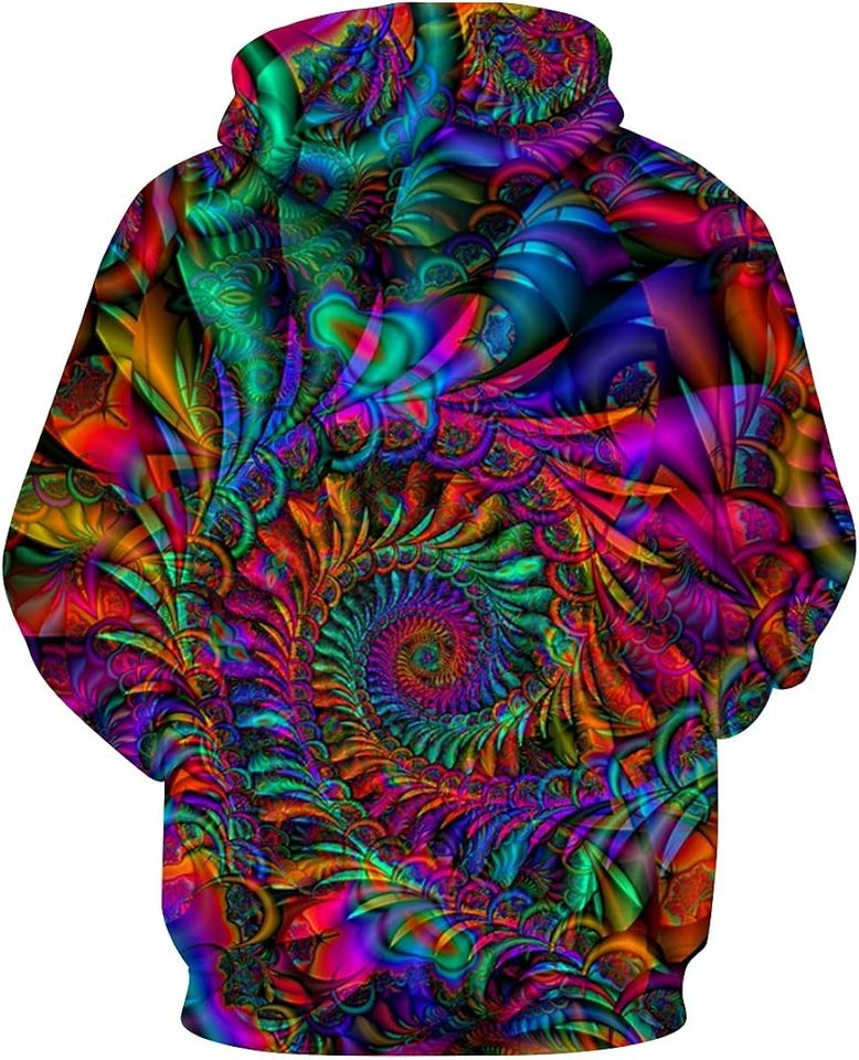 Novelty Psychedelic Sweatshirt Pullover Hoodies