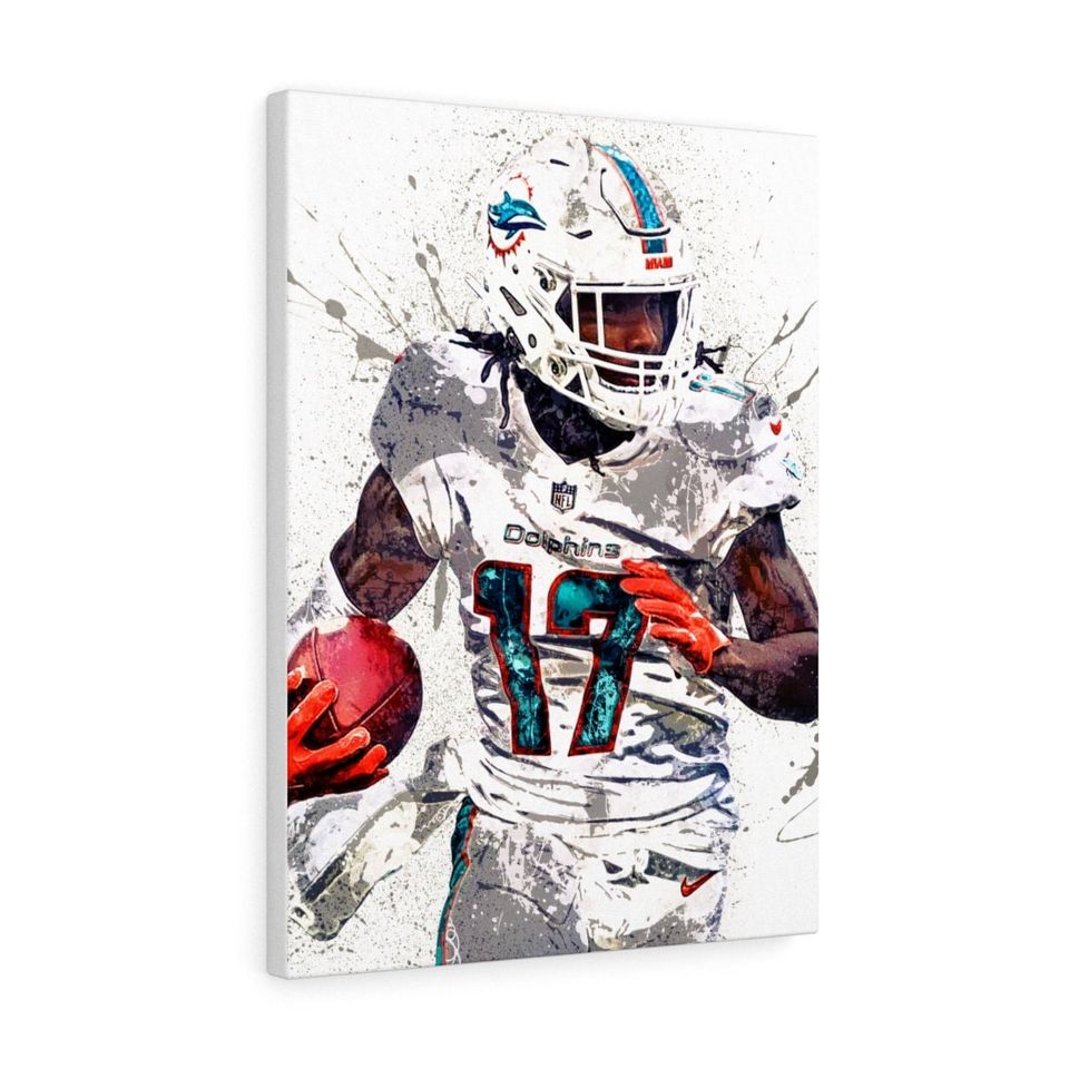 Jaylen Waddle Poster, Miami Dolphins