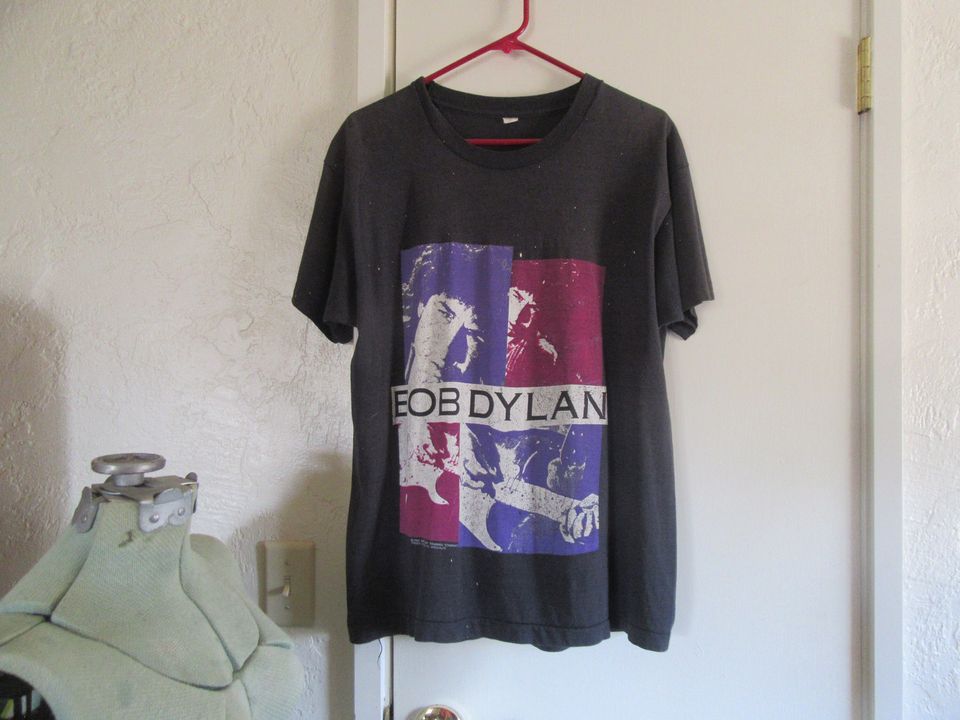 Vintage 1989 Bob Dylan Concert T Shirt
