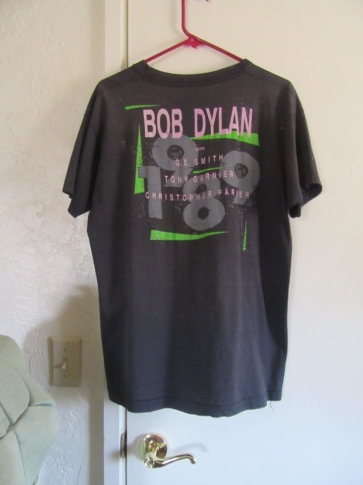 Vintage 1989 Bob Dylan Concert T Shirt