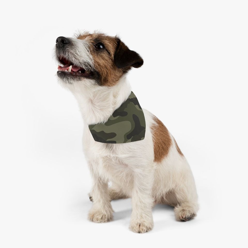 Camo Pet Bandana Collar