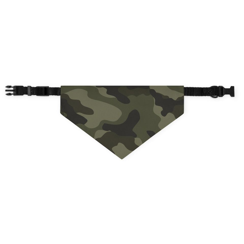 Camo Pet Bandana Collar