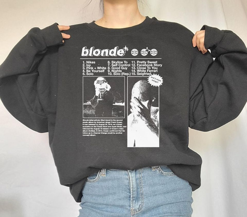 Frank Ocean Shirt, Frank Blond Tshirt, Channel Orange Sweatshirt