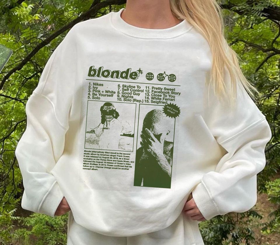 Frank Ocean Shirt, Frank Blond Tshirt, Channel Orange Sweatshirt