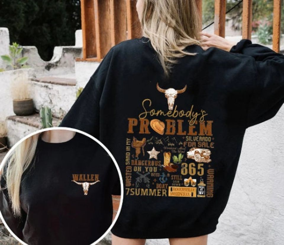 Retro Wallen Western 2 Sides Sweatshirt
