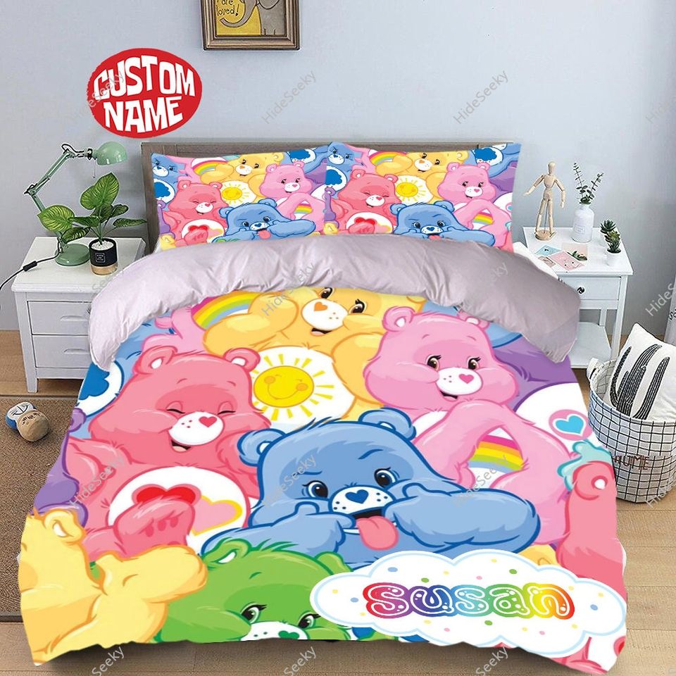 Personalized Care Bear Bedding Set