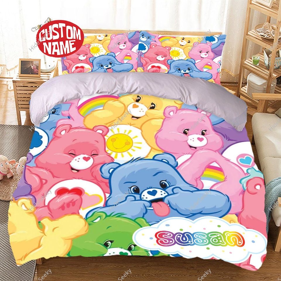 Personalized Care Bear Bedding Set